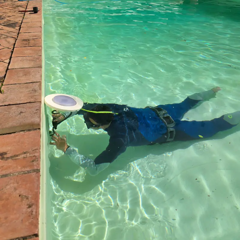 plongee piscine gers fuites