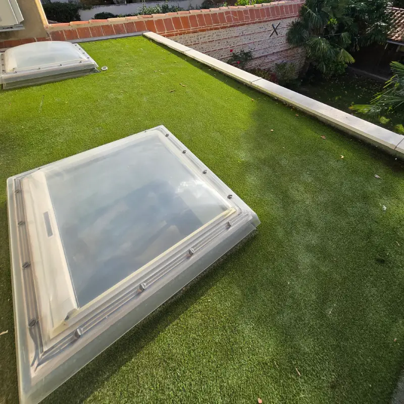 Intervention de localisation de fuite sur un toit plat à Toulouse 1 toiture toulouse inspection fuite gers fuites