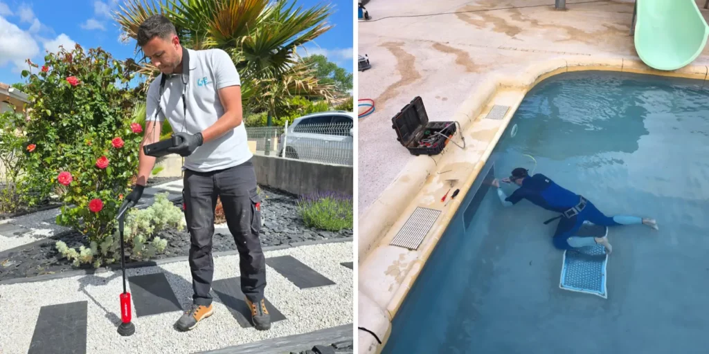 Société de recherche de fuites à Fonsorbes. 2 recherche de fuites fonsorbes plombier equipe inspection