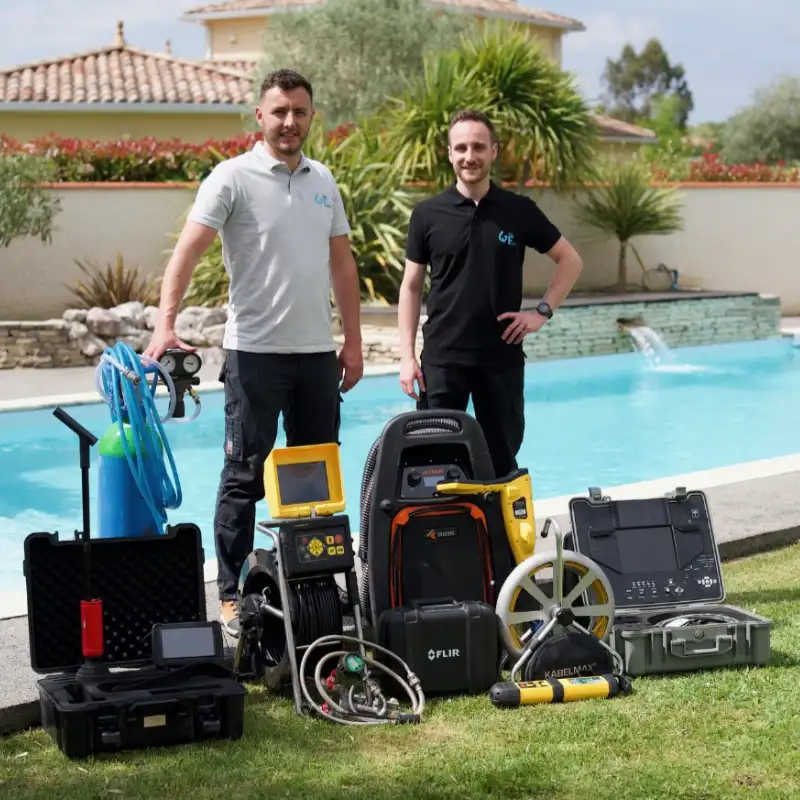 Société de recherche de fuites à Fonsorbes. 1 recherche de fuites fonsorbes plombier equipe