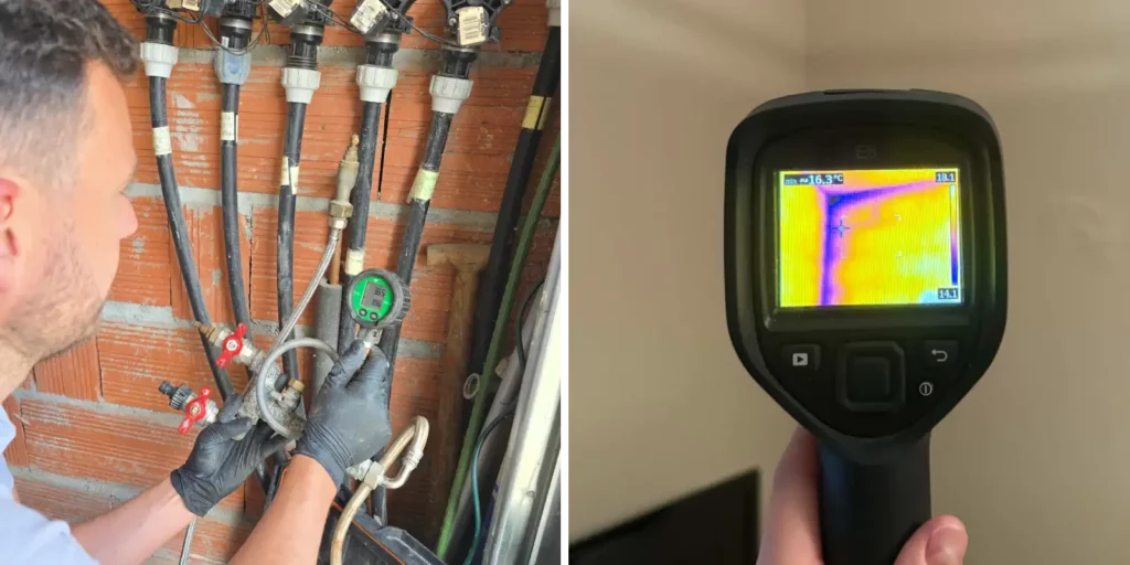 Spécialiste en problèmes de fuites d’eau à Condom. 1 recherche fuite plombier condom inspection