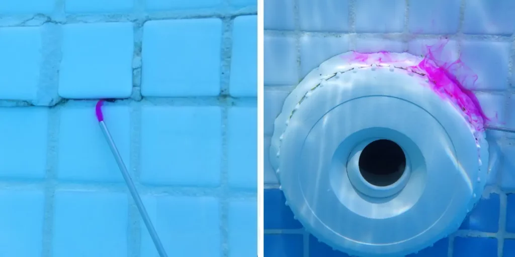 La fluorescéine, un de nos outils en cas de fuite sur piscine 1 fluoresceine fuite piscine gers fuites detection